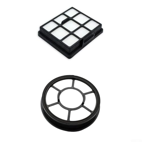 Filtro de aspiradora lavable, filtro de repuesto HEPA, filtros de aspiradora de cilindro reutilizable, para modelos básicos sin bolsa 16H 71EU4 VCM43B16H (1 juego)