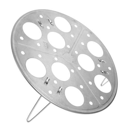 Holibanna De Huevos Pepita Cocinando Todo Humeante Rejilla Para Cocinar Al Vapor Comida Al Vapor Bandeja Estante Buque De Vapor Forma Soporte De Vapor Plata Acero Inoxidable 316
