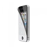 Compatibilidad: iPhone 4 iCU Sheer Mirror Plus – Protector de pantalla y parte trasera para iPhone 4 (con gamuza de microfibra y aplicador)