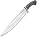 Honshu Boshin Toothpick Knife with Sheath - 7Cr13 Stainless Steel Blade, Contoured TPR Handle, Lanyard Hole - Length 18 3/4"
