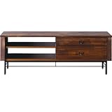 ISSEIKI テレビボード 幅120cm (ミディアムブラウン) リトル【完成品】アカシア 木製 北欧 LITTLE TV BOARD 120 BOX (AK-MBR) 大型テレビ テレビ台 棚 リビング