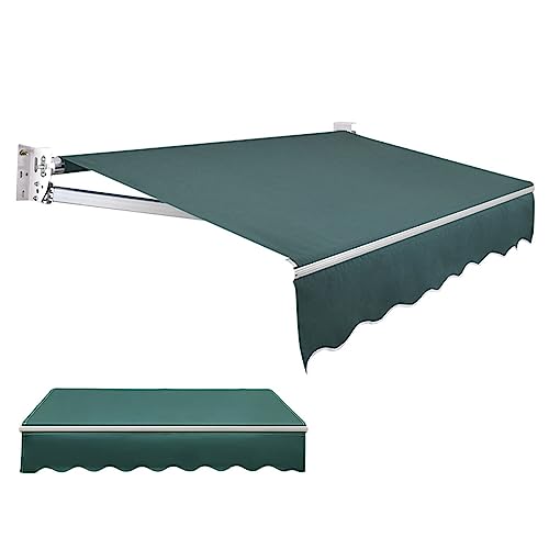 Store de terrasse rétractable 4x3 m contre les UV et la pluie avec manivelle