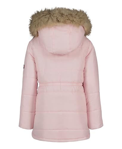 Tommy Hilfiger Girls' Long Length Heavyweight Puffer Jacket with Polar Fleece Lining3