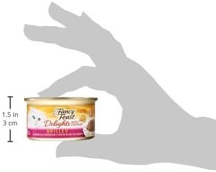 Miniatura 3 de Fancy Feast Alimento enlatado para gatos, pollo y queso cheddar, 3 onzas