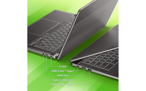 Image of Acer Chromebook Plus 514 CB514-3H-R430 | 14 inch WUXGA IPS | AMD Ryzen 5 7520C | 8GB RAM DDR5X | 256GB SSD | AMD Radeon 610M | QWERTY Keyboard