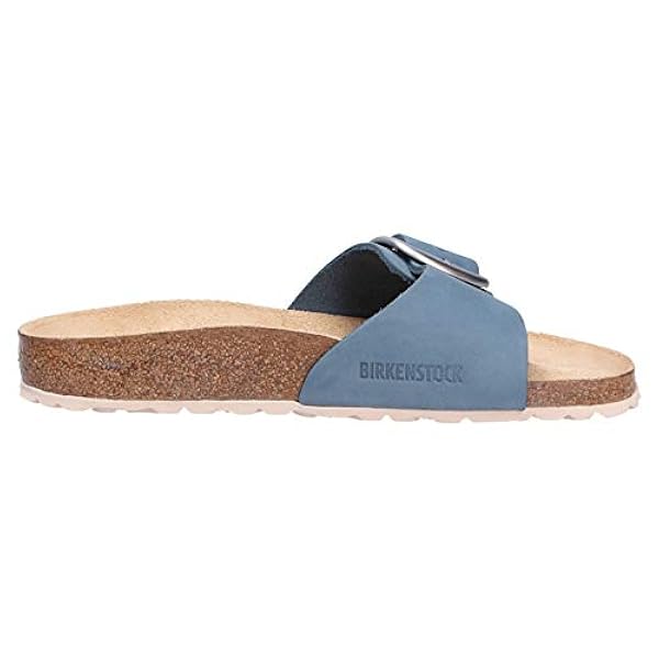Birkenstock Mules Madrid Big Buckle Cuir Nubuck Ocre Sandal för kvinnor