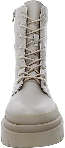Steve Madden Women's Mansel Combat Boot, Bone, 7.5 | Image 2