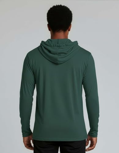 Real Essentials 3 Pack: Men's Cotton Lightweight Casual Pullover Drawstring Hoodie With Pocket (Available In Big & Tall)