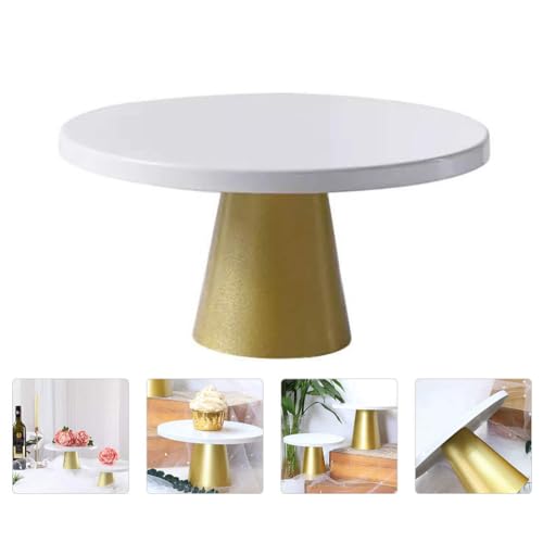 Miniatura 3 de Ciyodo Mesa De Postres Dorada Para Bodas Estilo Nórdico Soporte Para Tartas Y Dulces Expositor Compacto De Hierro Para Postres Y Aperitivos