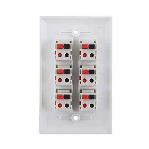Module Haut-Parleur Prise Murale Audio Multiport Prise Keystone Teninyu - 3