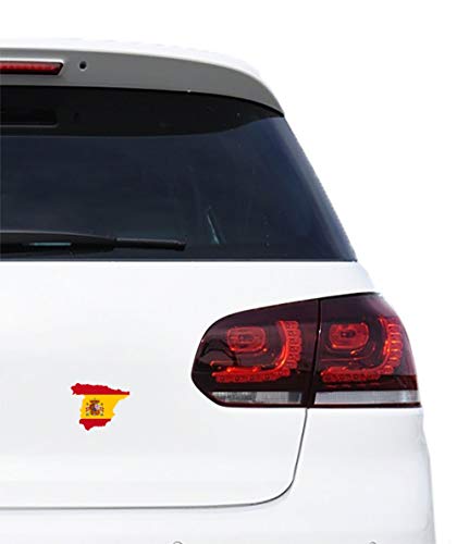 Spanien Kontur Aufkleber Auto Vespa Sticker Camper Wohnmobil Motorrad Espana Autoaufkleber Waschanlagenfest Witterungs- und UV-beständig