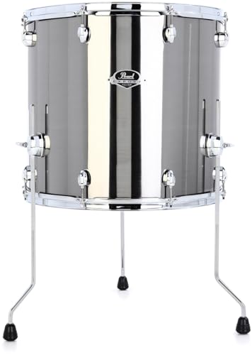 Pearl EXX Export Floor Tom 18 x 16 in. Smokey Chrome with Chrome Hardware