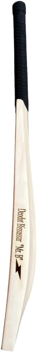 Signature, Logo and Text Engraved Personalized Cricket Bat, Your Text on Cricket Bat, Full Size