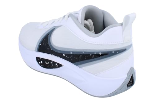 Giannis Freak 6 Big Kids' Basketball Shoes (FQ7378-101, White/Wolf Grey/Black) Size 72