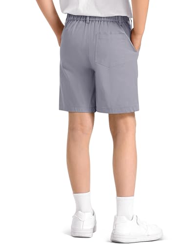 Image of KEREDA Boys Uniform Shorts Golf Dress Preppy School Shorts with Pockets