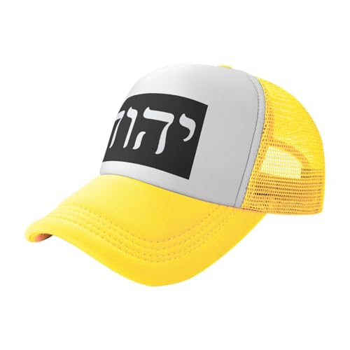 YHWH Trucker Hat Snapback Mesh Baseball Cap Unisex