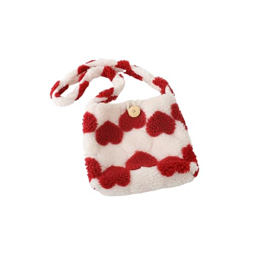 Kids Winter Beret Hat & Crossbody Bag Set, 2-6 Yes Soft Plush Beret, Windproof, Fuzzy Fluffy Warm,Plush Beret Hat