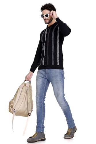Image of In Love Men's Cotton Blend Warm Winter Wear Top Full Sleeves