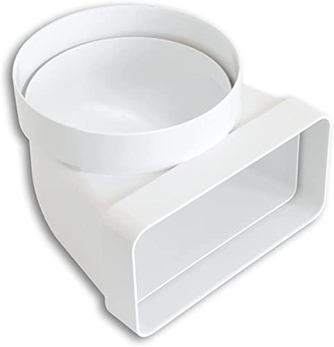 TUBI CAPPA PIATTI SIA TONDO CHE RETTANGOLARE A SCOMPARSA RACCORDI E GOMITI (CURVA AERAZIONE Ø MM. 100 - MM.120X60)