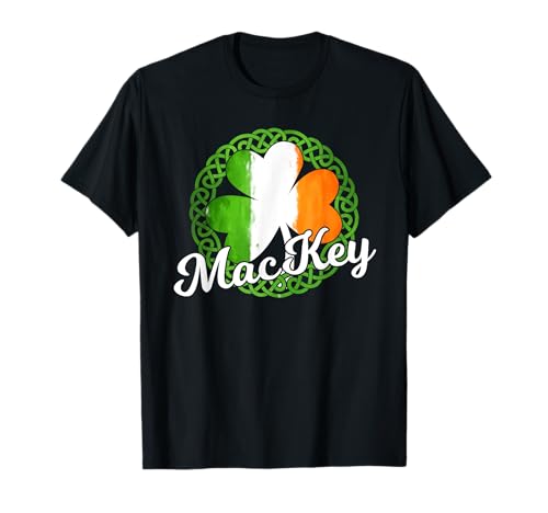 Celtic Theme - Mackey Irish Family Name T-Shirt