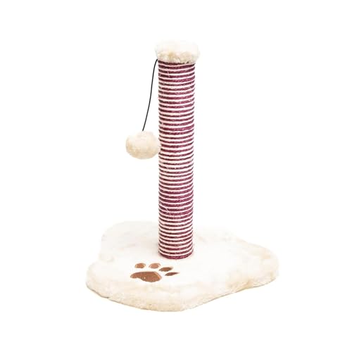 Aqpet Palo Tiragraffi per Gatti Albero Gioco Gatti con Pallina 39 cm Colore Beige