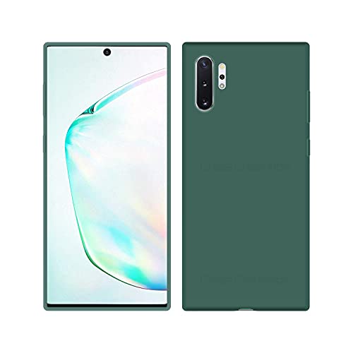 Image of Case Creation Luxurious OG Series for Samsung Note 10+ Case Cover,Anti-Dirty Slim Case Frosted Matte Cute Candy TPU Raised Bezel (Splash of Color) Back Cover for Samsung Galaxy Note10 -Wine Green