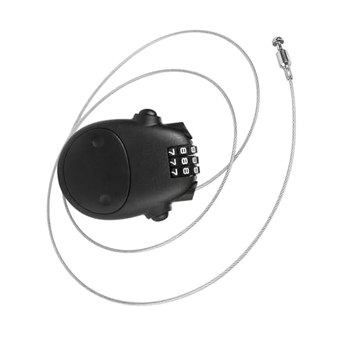 Mini candado para bicicleta, candado de cable retráctil ligero portátil - Candado portátil para casco de motocicleta,Candado de bicicleta de bolsillo con contraseña para maleta antirrobo