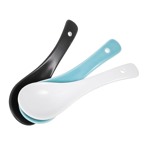 MAGICLULU Praktisches Suppenlöffel-reislöffel-set Feine Keramikutensilien Für Suppenbrei Reis Für Das Esszimmer in Der Küche