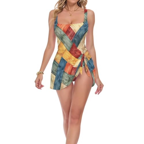 Maillot de bain gainant coloré idéal pour vos journées de plage et natation cet été
