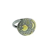 himmelsscheibe nebra museum halle Ring Sterlingsilber 925/-- Himmelsscheibe von Nebra, Ring mit Scheibe Ø18mm 925/- Silber, Sternenschmuck