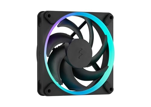 Image of Fractal Design Momentum 12 RGB Black 120mm PC Case Fan FD-F-MR1-1201 FN2095