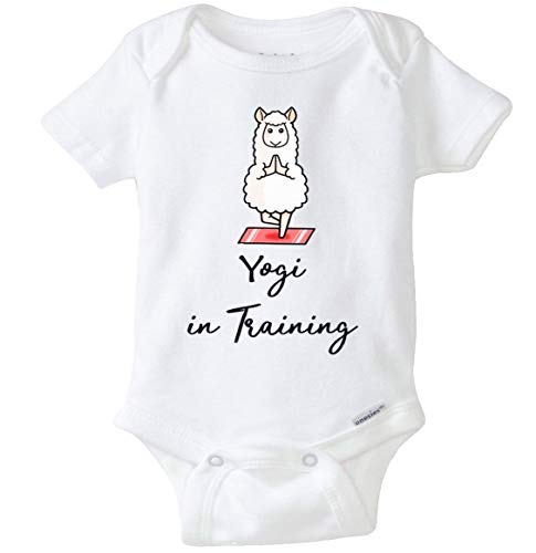 Yogi in Training -Organic Yoga Long Sleeve Infant Baby Bodysuit Onesie Outfit