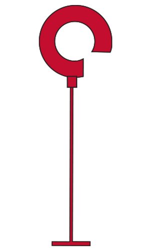 Regular Tagging Fasteners in Red 2 Inches - Case of 5000