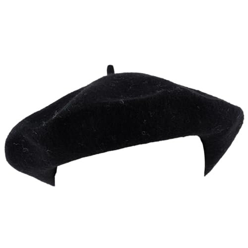 Hat To Socks Wool Blend French Beret for Men and Women in Plain Colours