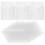 BETOOKY Transparente Geldscheinhüllen Lose 10 Stück 9 Loch 280x215mm Sammelalbumseiten für Geldscheine Karten und Tickets