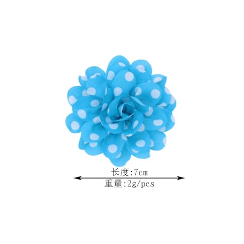 Image of Flower Hair Clip and Brooch Pin Double Color Spot Flower Broochs Lapel Pins Dainty Elegant Camellia Brooch Pin Handmade Petals DIY Clothing Shoes Hats Accessories Wedding Party Dance Banquet Dress Suit Ceremony Jewelry Accessories for Women