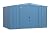 Arrow Sheds 10' x 7' Outdoor Steel Storage Shed, Blue