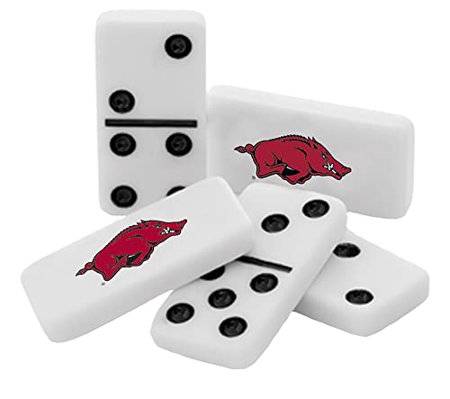MasterPieces Juego de Dominó Arkansas Razorbacks 28 Piezas miniatura 3
