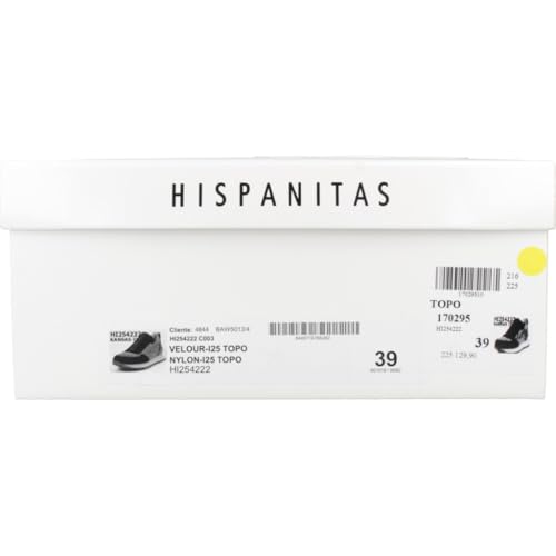 Hispanitas Para Mujer. HI254222 Zapatillas De Piel Kansas MarróN (37), Plano, Cremallera, Casual - 8