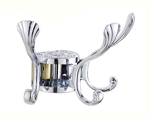 Ganchos para abrigos, perchas de pared, ganchos multiusos Ganchos de pared plegables, resistentes, con tornillos en el baño, ganchos para abrigos, giratorios, de metal moderno, montado en la pared, p