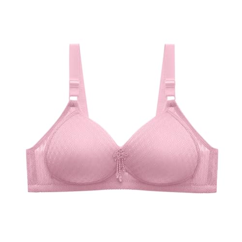 Soutien-gorge sans anneau acier or rose grande taille pour yoga et sommeil