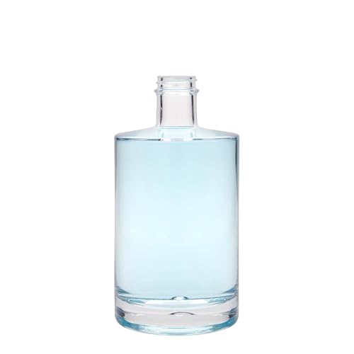 Flaschenland Aventura Lot de 2 bouteilles en verre transparent de 700 ml avec fond solide pour spiritueux, liqueurs, huiles, essences – vue 4