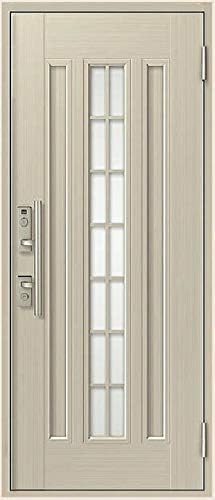 Amazon クリエラr 片開きドア ランマなし 型 半外付型 W 818mm H 1 917mm 扉 4mm型ガラス 不透明ガラス 本体色 ホワイト W 勝手 左勝手 把手種類 バーハンドル ゴールド 玄関ドア Lixil リクシル Tostem トステム ドア