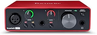 Focusrite Scarlett Solo 3rd Gen USB Audio Interface, for the Guitarist, Vocalist, Podcaster or Producer — High-Fidelity, Studio Quality Recording, and All the Software You Need to Record