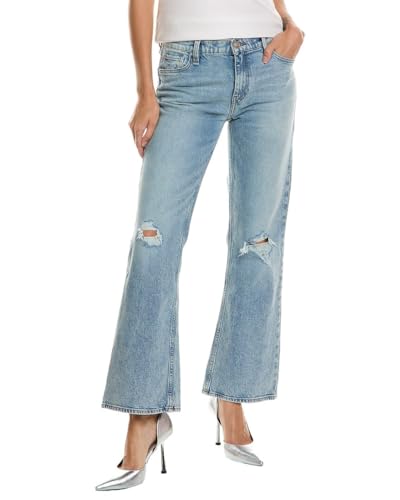 HUDSON Women's Farrah Mid-Rise Barefoot Bootcut
