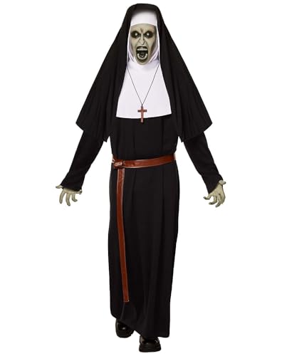 Spirit Halloween Adult Valak Nun Costume - The Nun, Men, One-Size Standard, Multicolor
