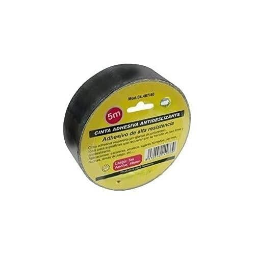 Cinta adhesiva antideslizante 40mm x 5m, ideal para mayor seguridad en suelas y superficies resbaladizas.