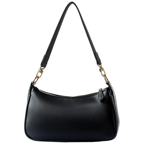 Shoulder Bag for Women, Small Black Purse Handbag, Little Cute PU Leather Mini Purse Hand Bag4