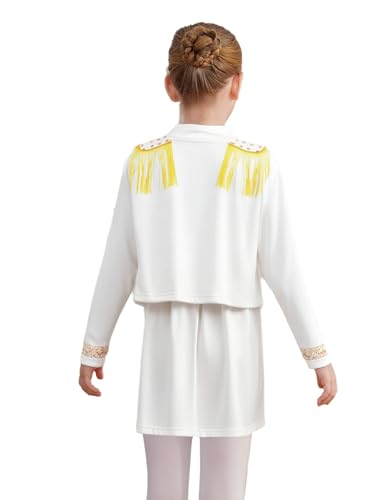 Sxiwei Kids Girls 3Pcs Long Sleeve Outerwear and Vest with Bottoms Concert Popular Singer Fashion Print Outfits2