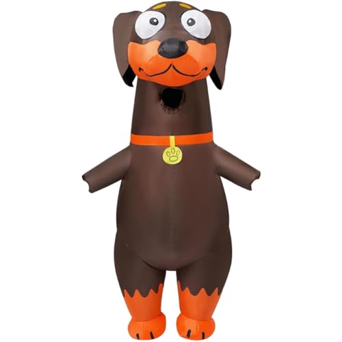 Disfraz Inflable De Perro Salchicha para Adulto, De Cuerpo Completo, para Fiesta Temática De Cosplay De Animales.